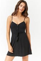 Forever21 Cutout Tie-front Mini Dress