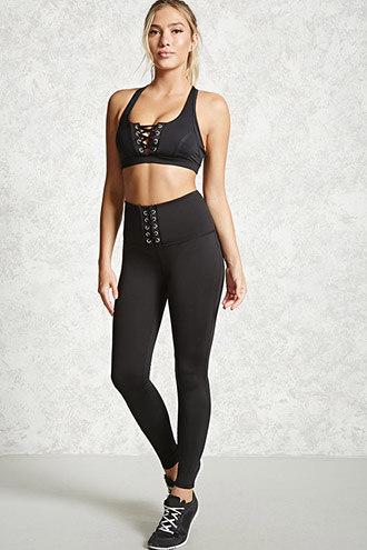 Forever21 Active Lace-up Leggings