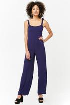 Forever21 Self-tie Wide-leg Jumpsuit