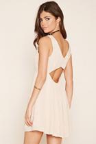 Forever21 Women's  Blush Sequin Mini Dress