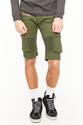 Forever21 Reason Denim Cargo Shorts