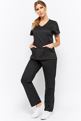 Forever21 Mid-rise Scrub Pants
