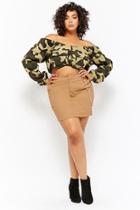 Forever21 Plus Size Chain-accented Mini Skirt