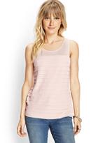Forever21 Tiered Ruffle Tank Top