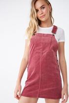 Forever21 Velvet A-line Overall Mini Dress