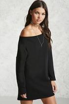 Forever21 Boat Neck Sweatshirt Dress