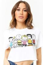 Forever21 Peanuts Graphic Cropped Tee