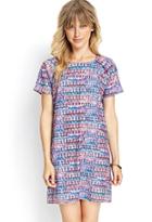 Forever21 Abstract Woven Shift Dress