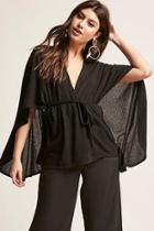 Forever21 Self-tie Cape Top