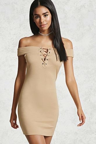 Forever21 Lace-up Dress