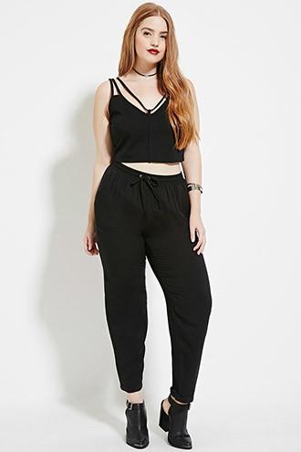 Forever21 Plus Women's  Plus Size Drawstring Pants