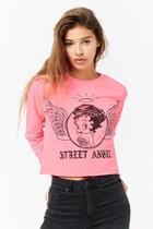 Forever21 Betty Boop Street Angel Graphic Top