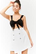 Forever21 Double-breasted Mini Skirt