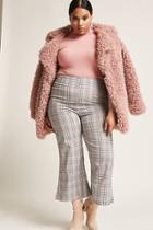 Forever21 Plus Size Plaid High-rise Flare Pants