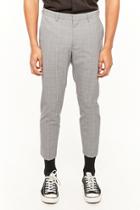 Forever21 Slim-fit Glen Plaid Pants