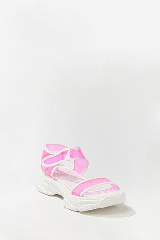 Forever21 Vinyl Platform Sandals