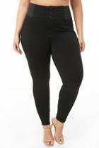 Forever21 Plus Size Buttoned Leggings