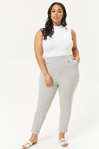 Forever21 Plus Size Pleat Front Pants