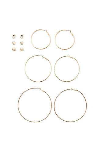 Forever21 Hoop And Stud Set