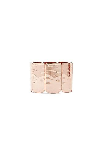 Forever21 Hammered Stretch Bracelet