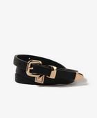 Pyramid Pebbled Waist Belt