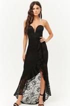 Forever21 Lace Tube High-low Dress