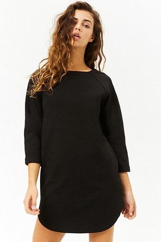 Forever21 Boxy Slub Knit Mini Dress