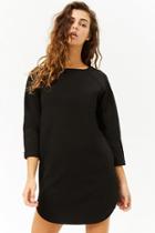 Forever21 Boxy Slub Knit Mini Dress