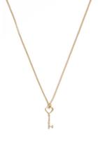 Forever21 Heart Key Pendant Necklace