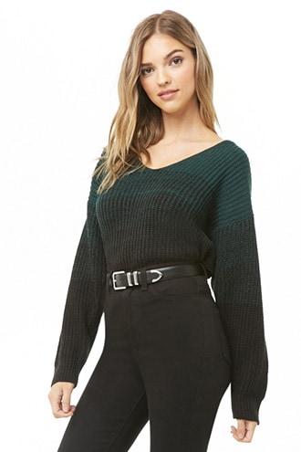 Forever21 Ribbed Ombre Sweater