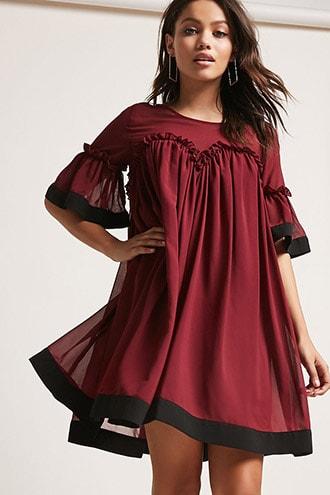 Forever21 Ruffled Babydoll Dress