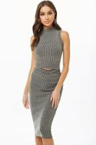 Forever21 Marled Knee-length Skirt