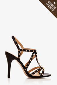 Forever21 Leather-lined Spike Gladiator Heels