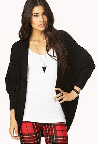 Forever21 Fresh Cable Knit Cardigan