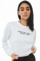Forever21 Feed Me Graphic Top
