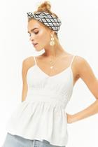 Forever21 Smocked V-neck Cami