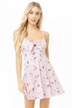 Forever21 Knotted Floral Fit & Flare Dress