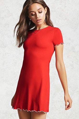 Forever21 Ruffle T-shirt Dress