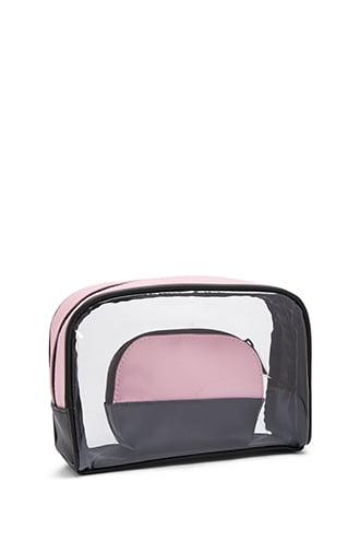 Forever21 Two-tone Cosmetic Bag Set