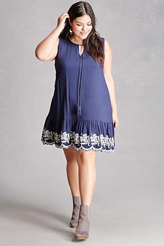Forever21 Tassels N Lace Swing Dress