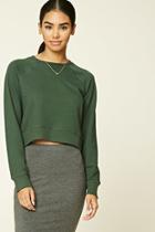 Forever21 Plus Women's  French Terry Knit Pullover