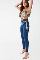 Forever21 Chain-accent Knit Pants
