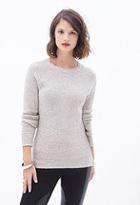 Forever21 Textured Crew Neck Sweater