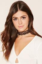 Forever21 Scalloped Lace Choker