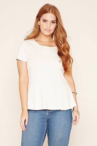 Forever21 Plus Size Peplum Top