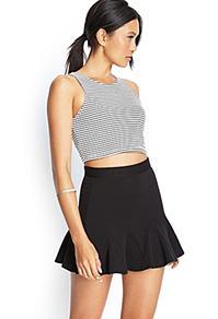 Forever21 Flared Knit Skirt