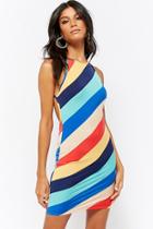 Forever21 Striped Strappy Mini Dress
