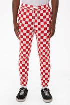 Forever21 Elwood Twill Checkered Joggers