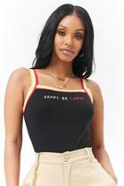 Forever21 Happy Go Lucky Crop Top