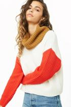 Forever21 Colorblock Ribbed Sweater